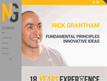 Tablet Screenshot of nickgrantham.com